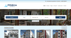 Desktop Screenshot of prismaimoveis.com